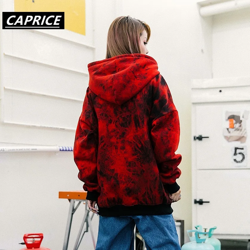 Длинная мужская толстовка с вышивкой Tie Dye, уличная одежда, зимняя одежда с карманами, пуловер в стиле хип-хоп, толстовки, модные повседневные топы в стиле Харадзюку