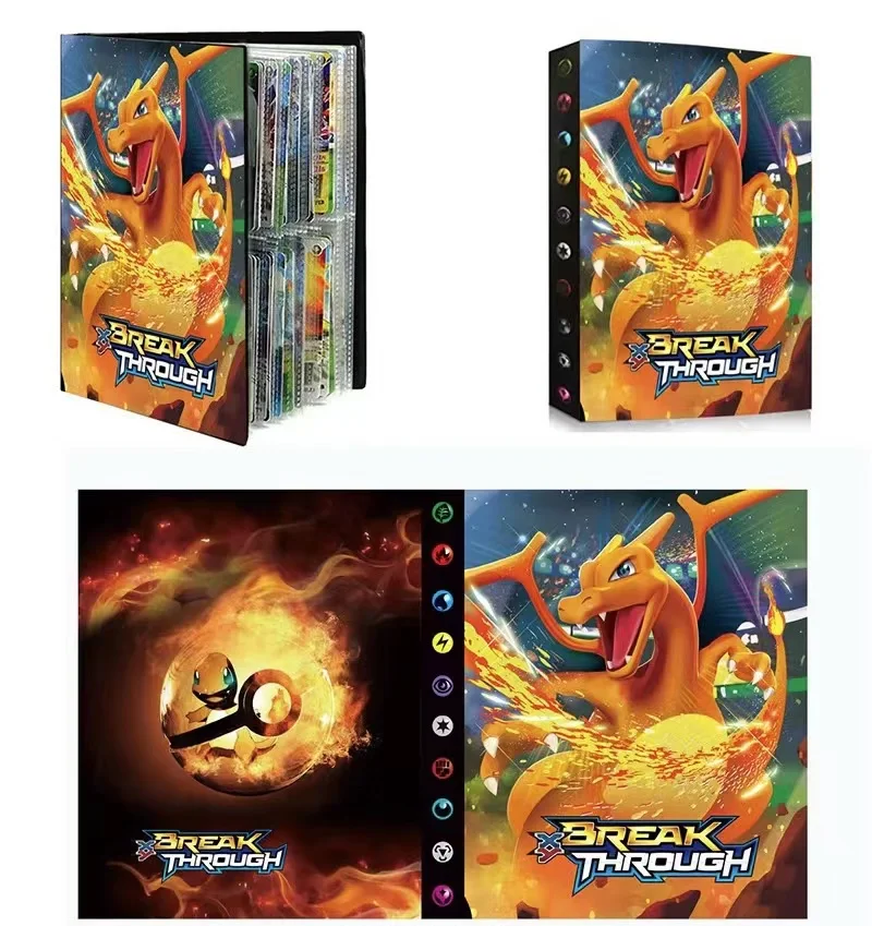 Альбом карт с покемоном книга мультяшными персонажами TAKARA TOMY аниме новинка 240 шт.