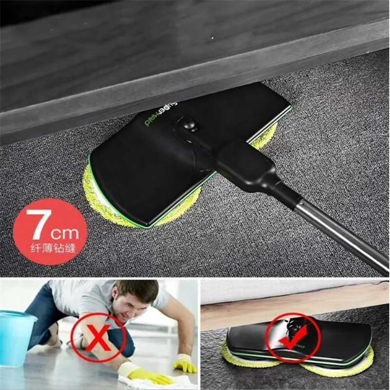 Швабра Беспроводная с функциями вращение на 360 градусов чистка пола