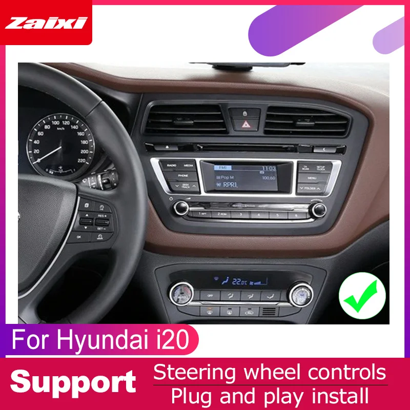 ZaiXi для Hyundai i20 Elite 2014 ~ 2019 LHD Автомобильный Android мультимедийная система 2 DIN Авто DVD