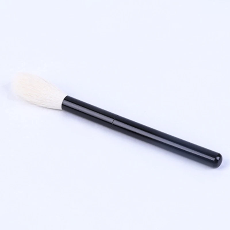 1PC Flame Blush Brush Goat Hair Highlighter Makeup Brushes Powder Blending Multifunctional Long Natural Soft Beauty Tools | Красота и