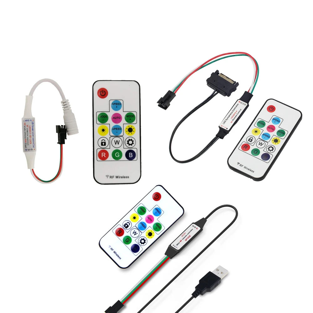 DC 5V 24V 14 ключей SATA USB Питание Интерфейс RF симфония пульт дистанционного управления
