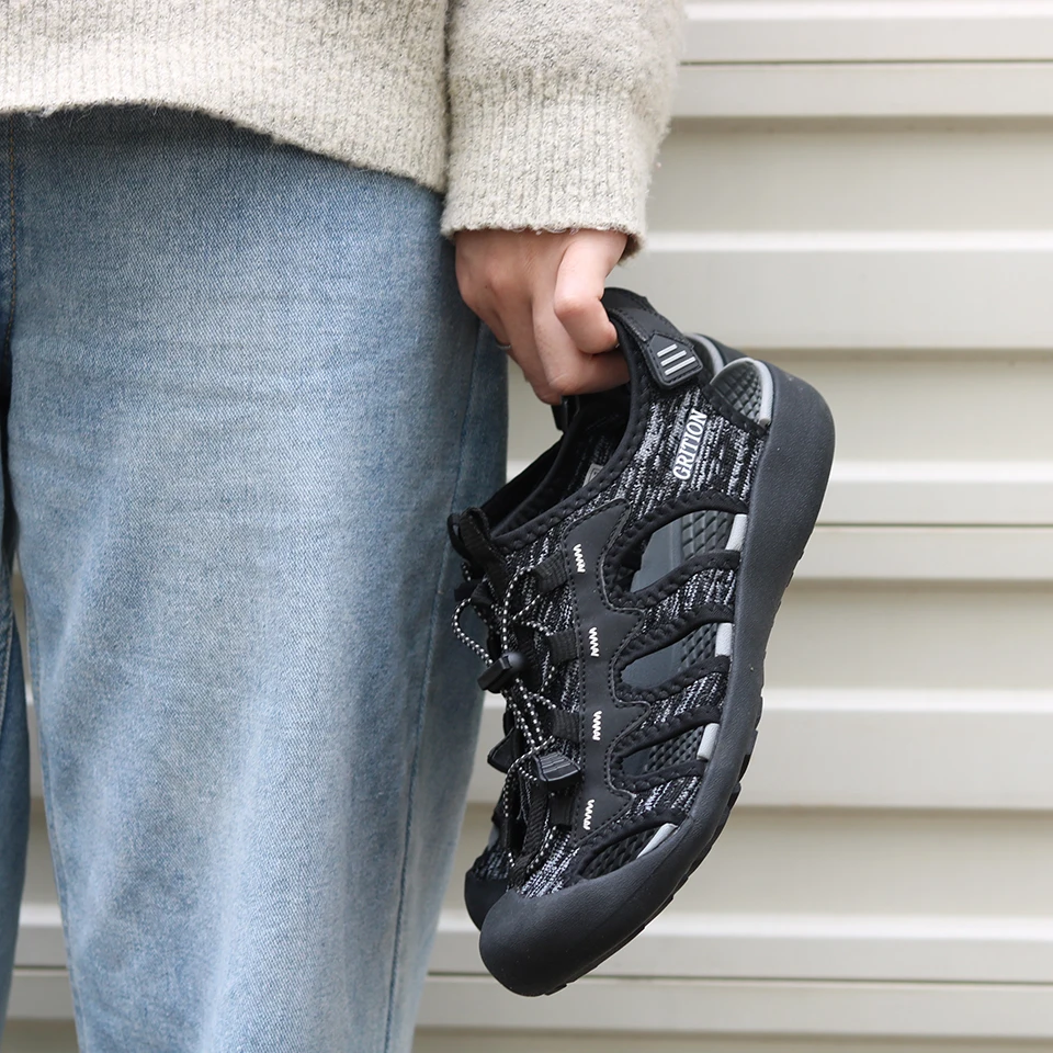 GRITION Women Sandals Summer 2021 Beach Shoes Topcap Hiking Breathable Platform Casual Durable Outdoor Sexy Sandals Big Size 41