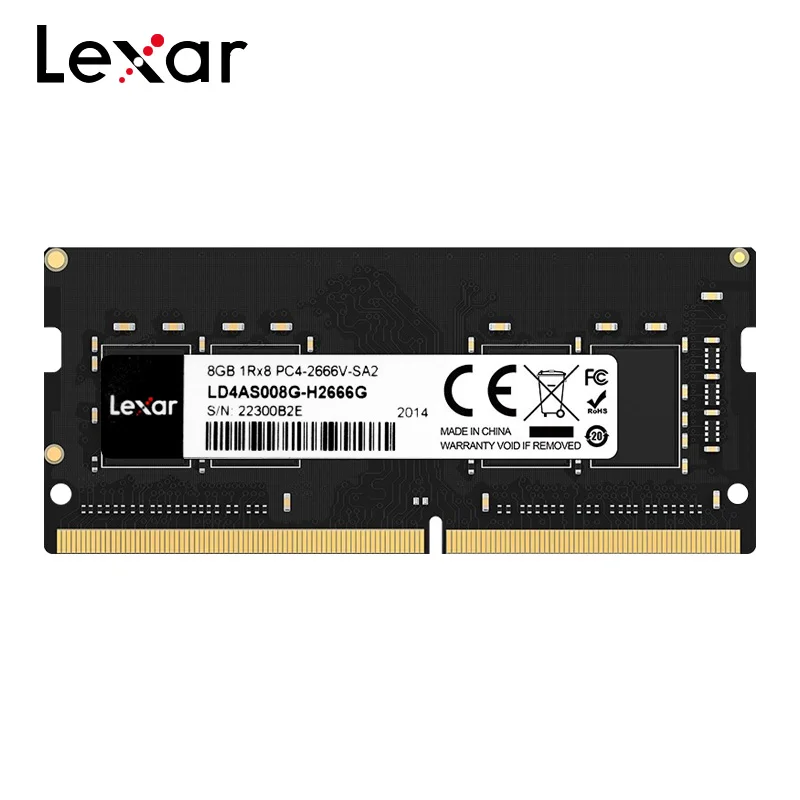 100% Original Lexar Ram DDR4 4GB 2666MHz Memory 8GB 16GB High Compatible Computer Ram For Notebook Laptop