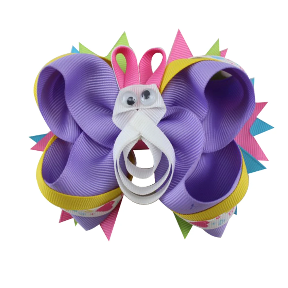 5 дюймов ручной работы кролик заколка для волос девушка аксессуары головные