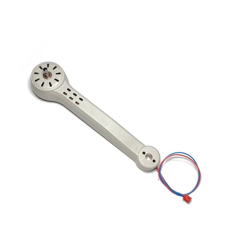 Запасные части для радиоуправляемого дрона 4дрк 4D-F10 Задний рычаг квадрокоптера F10 с красным синим проводом двигателя