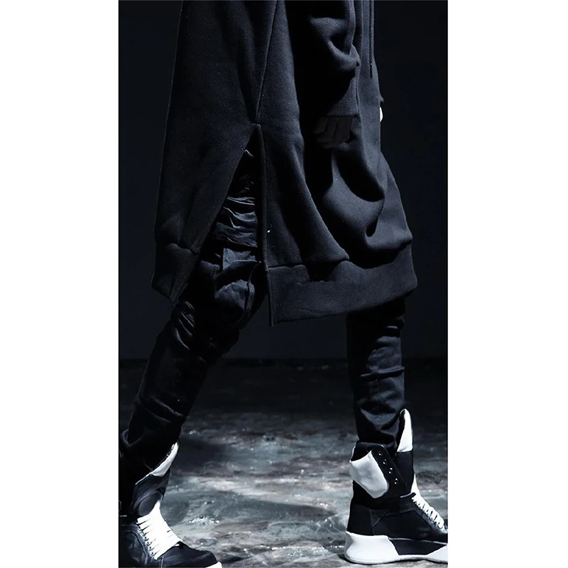 Свитшот мужской Длинный Свободного Покроя в стиле хип-хоп с длинным рукавом от AliExpress RU&CIS NEW