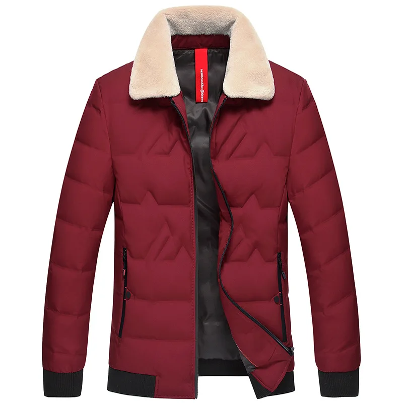 2019 брендовая одежда мужская теплая зимняя куртка на 90% белом утином пуху/мужская