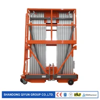 qiyun customized ce iso 16 m hydraulic aluminum alloy lift four masts lift for outdoor use with good quality