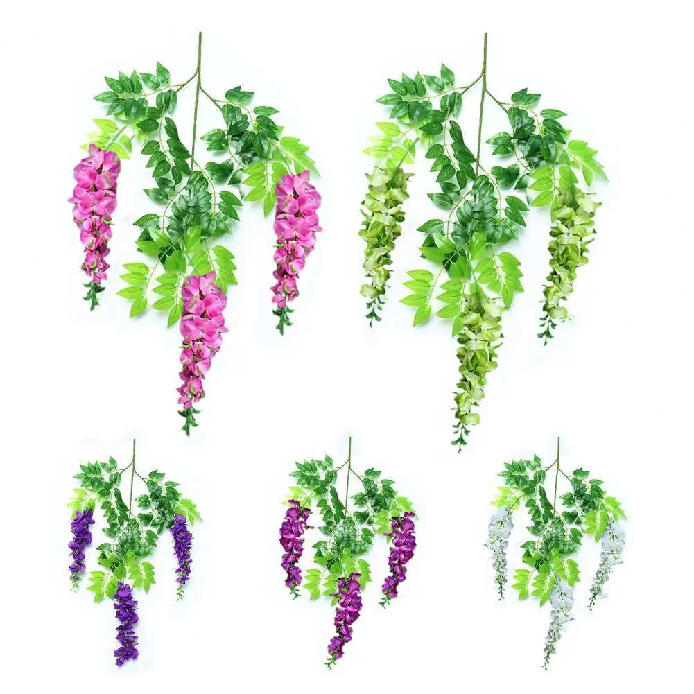 

Artificial flower environmental friendly portable exquisite craft fake wisteria wedding simulation flower fake flower pea flower