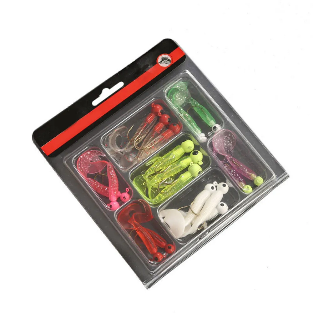 

Newly Fishing Lures Kit Bass Baits Tackle Including Plastic Worms Topwater Lures Tackle Box Fishing Gear Lures Kit Set