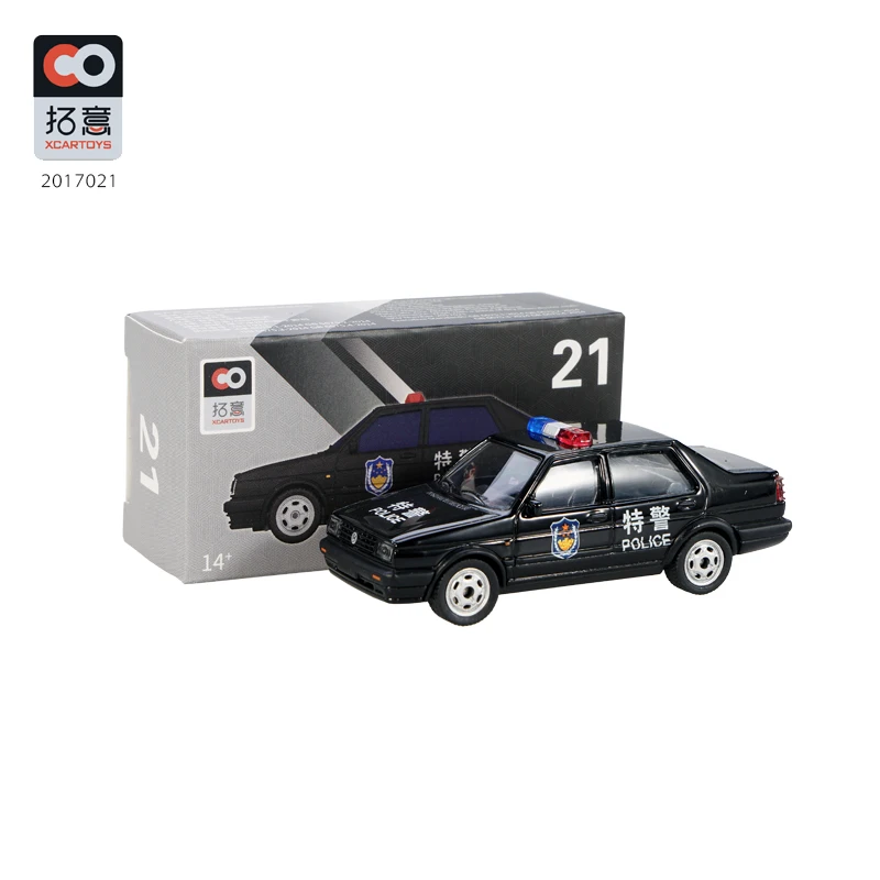 

Модель автомобиля Xcartoys 1:64 Black Swat Jetta NO.21