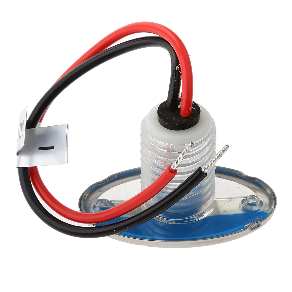 

Ultra-Thin 12V Boat Marine RV Trailer Amber LED Courtesy Recessed Downlight