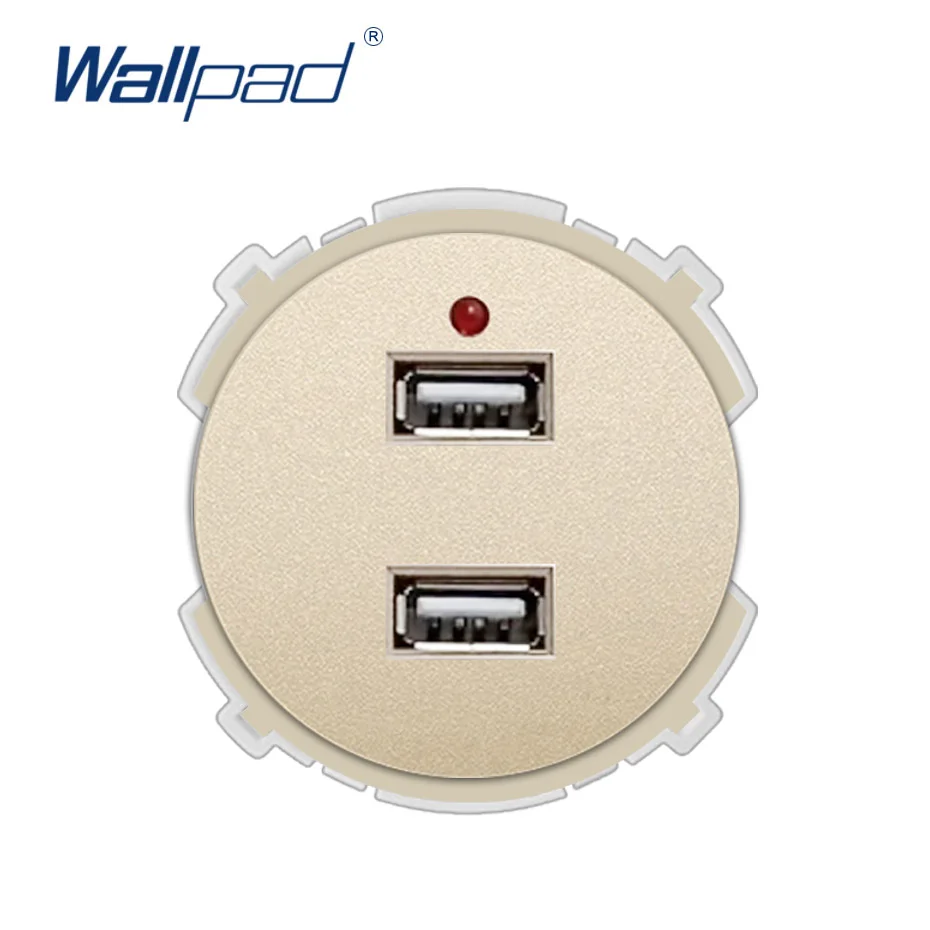 Настенная розетка Wallpad с 2 USB-портами Функциональная электрическая электрические