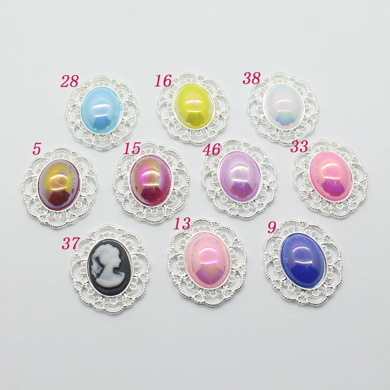 Модная разноцветная пуговица с жемчужиной и стразами Швейные аксессуары 10 шт.