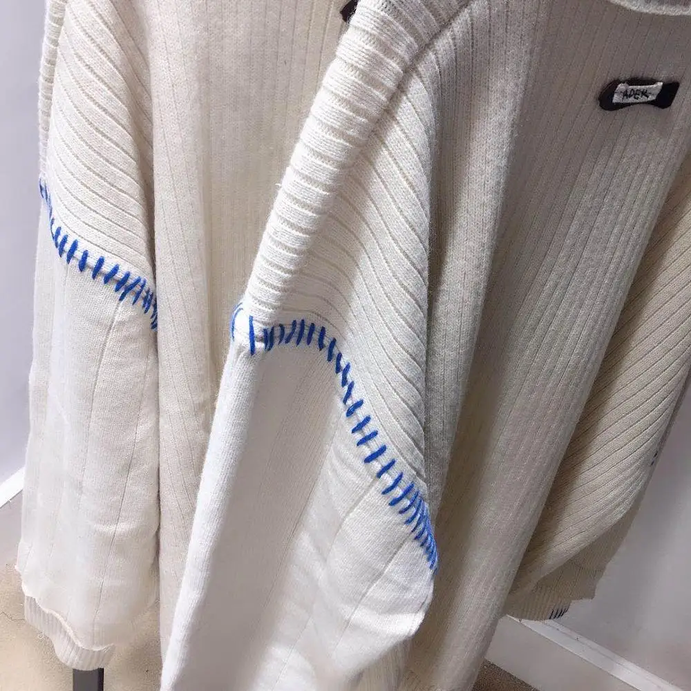 

New 21Unisex Luxury gentleman Cotton Irregular Ader Error Adererror Casual Sweaters pullover Asian Size High quality Drake #C70