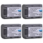 4X 1250mAh NP FP50 NPFP50 NP-FP50 литий-ионный аккумулятор для камеры Sony DCR-DVD103 DVD105 DCR-HC3 HC16 HC40 DCR-SR30 SR40 SR100