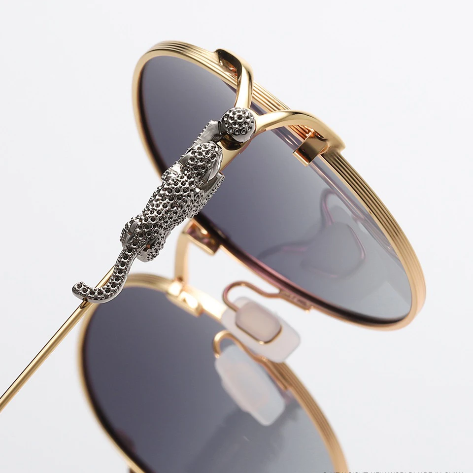 Zerosun модные круглые поляризационные солнцезащитные очки для женщин розовые HD