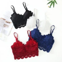 new fashion hot sold sexy lace v neck bralette tube tops bandeau summer women lace bra tanks crop tops bandeau girl underwear