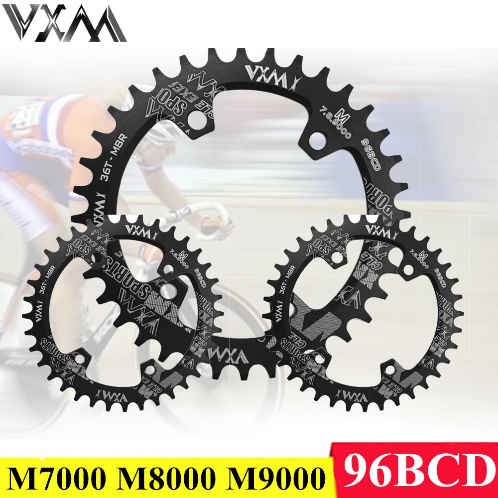 VXM круглый 96BCD бензиновый круг MTB Горный BCD 96 велосипедный велосипед 32T 34T 36T 38T