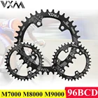 VXM круглый 96BCD бензиновый круг MTB Горный BCD 96 велосипедный велосипед 32T 34T 36T 38T зубчатая пластина Запчасти для M6000 M7000 M8000