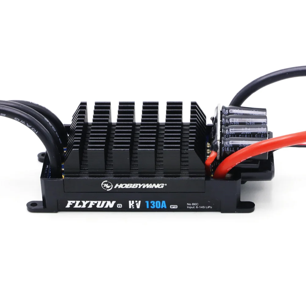 Hobbywing FlyFun V5 80A 60A 110A120A 130A 160A регулятор скорости бесщеточный ESC 3-6S Lipo с функцией DEO для радиоуправляемого квадрокоптера