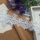 Кружевная ткань с вышивкой, 8,5 см, для шитья платья