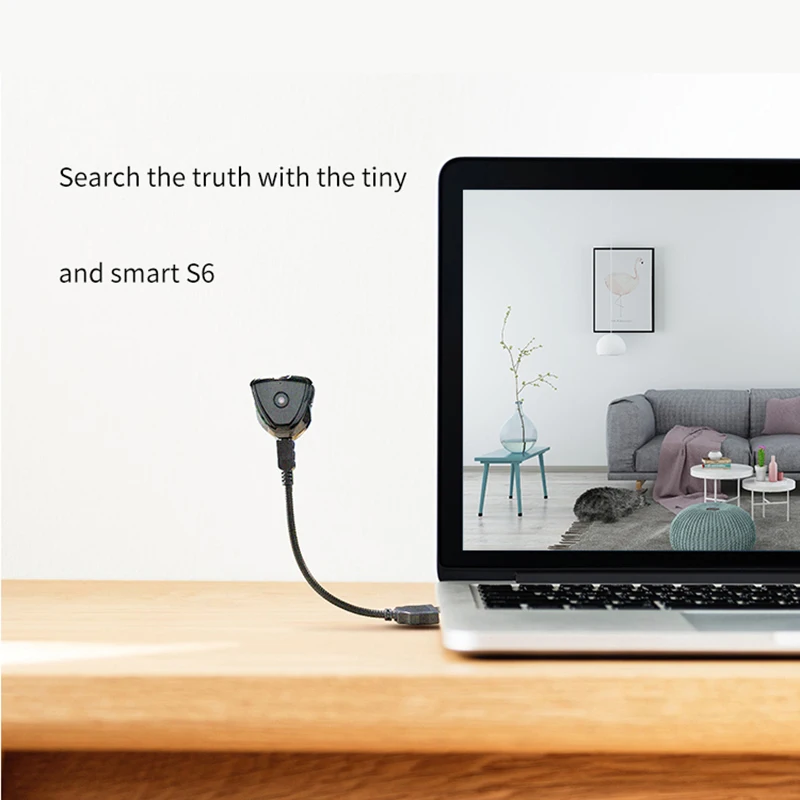 S6 Mini Camera Wifi Ip With Motion Sensor 720P Hd Night-Vision For Iphone Android Video Security Magnetic Clip | Электроника