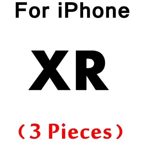3 шт 0,26 мм закаленное стекло для iPhone 11 Pro X XR 8 7 6 6s стекло протектор экрана для iPhone 11 7 8 Plus XS Max защитное стекло - Цвет: for iPhone XR