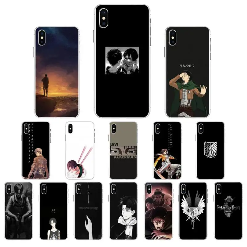 

attack on titan Phone Case For iphone 13 X XS MAX 11 12 pro max 6 6s 7 7plus 8 8Plus 5 5S XR se 2020 case