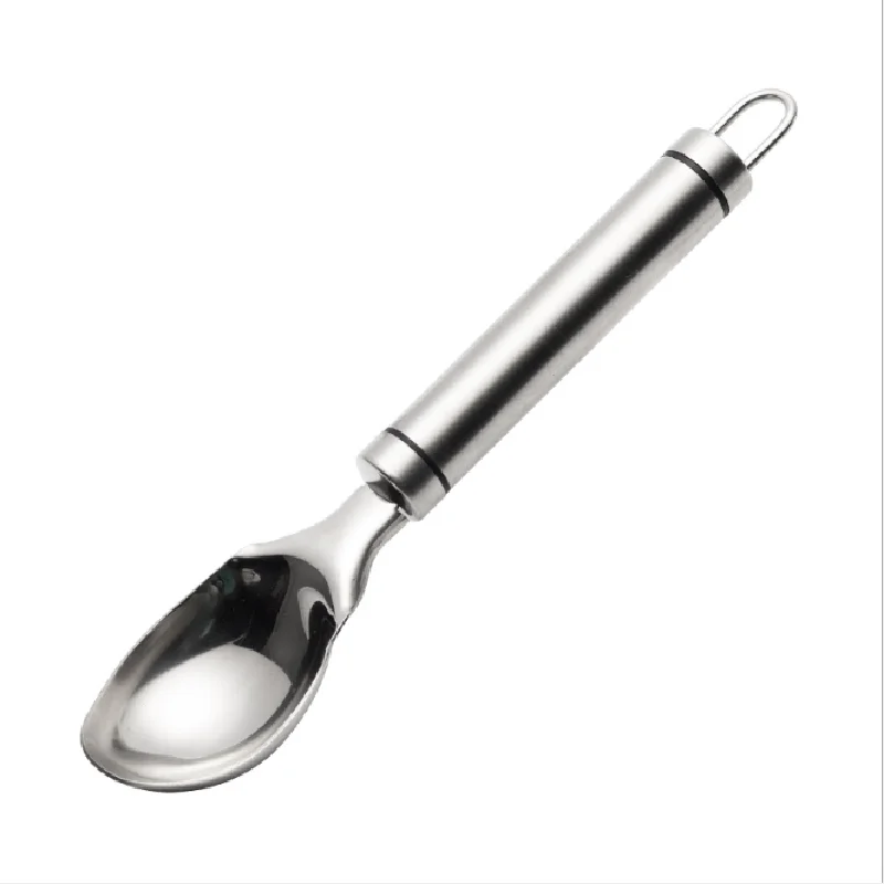 

Stainless Steel Ice Cream Spoon Household Goods Kitchen Fruit Ball Scoop Kitchen Accessories Dessert Spoon Tableware Food.75z