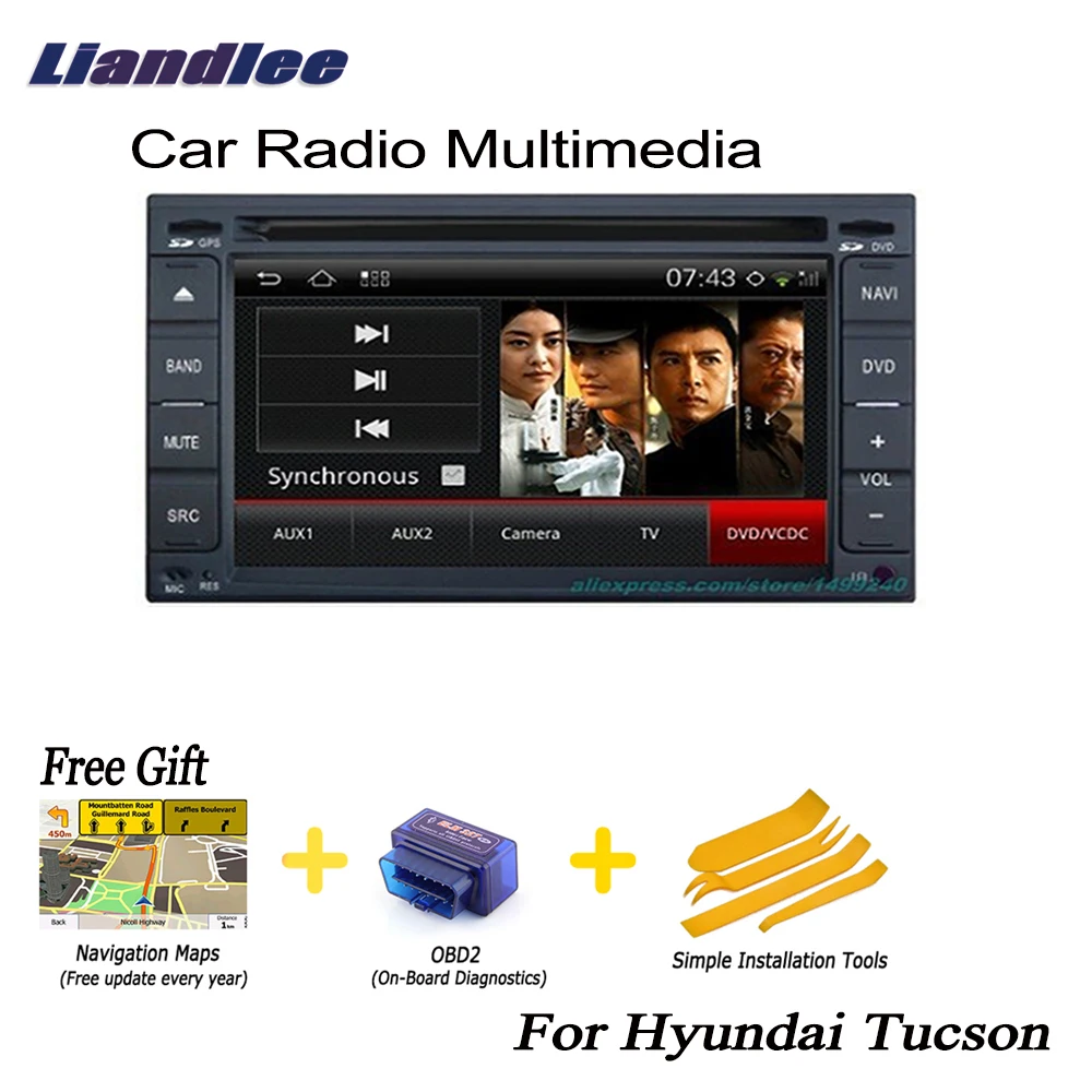 Автомобильный GPS навигатор для Hyundai Tucson 2006 2007 2008 2009 автомобильный Android