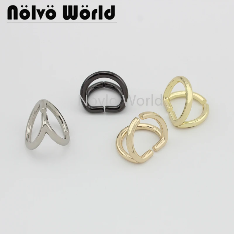 Мир Nolvo 5 20 100шт цветов внутренний 5*13 3 мм двухсторонние открытые пряжки 5/8 &quotСумка