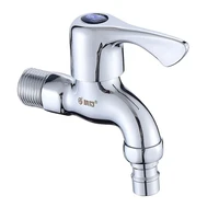 water tap kitchen washing machine tap kitchen tools copper faucet balcony water tap long and quick opening universal faucet