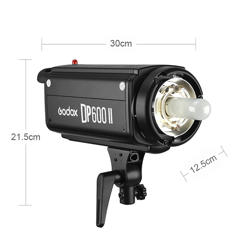 TZT Godox DP600II GN80 студийная стробоскосветильник ческая Вспышка Speedlite с 2 4G X System 110V US