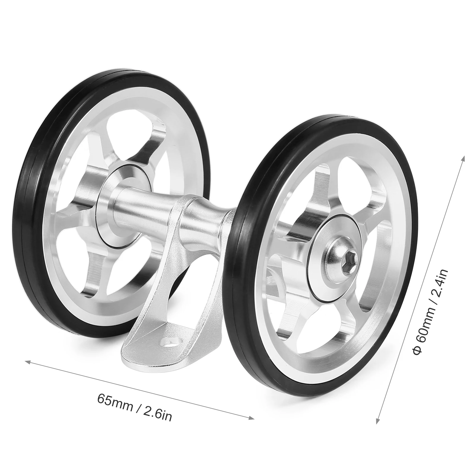 Велосипедные Двойные ролики из алюминиевого сплава задние колеса замена для