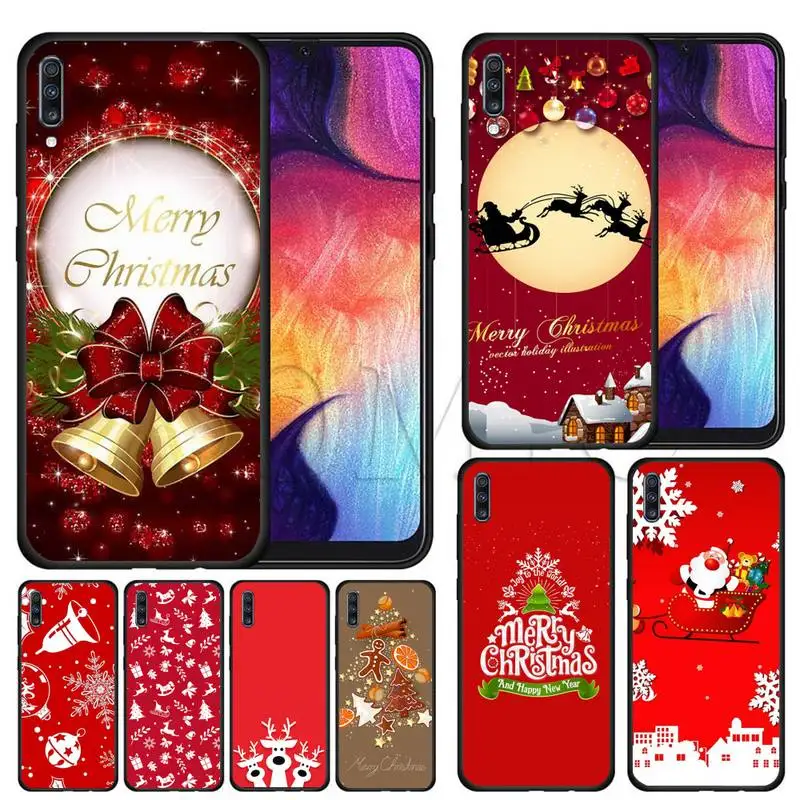 

Новый рождественский чехол для телефона Samsung A20s A30S A31 A40 A50S A51 A70 A71 A80 5G A32 A02 Fundas Coque