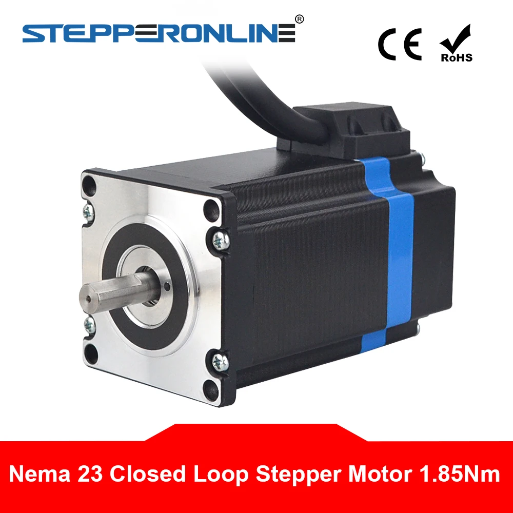 Nema 23 замкнутый контур шаговый двигатель 1,85 нм/262.03oz.in 4.0A кодер 1000CPR 2 фазы Гибридный Nema23 замкнутый контур серводвигатель
