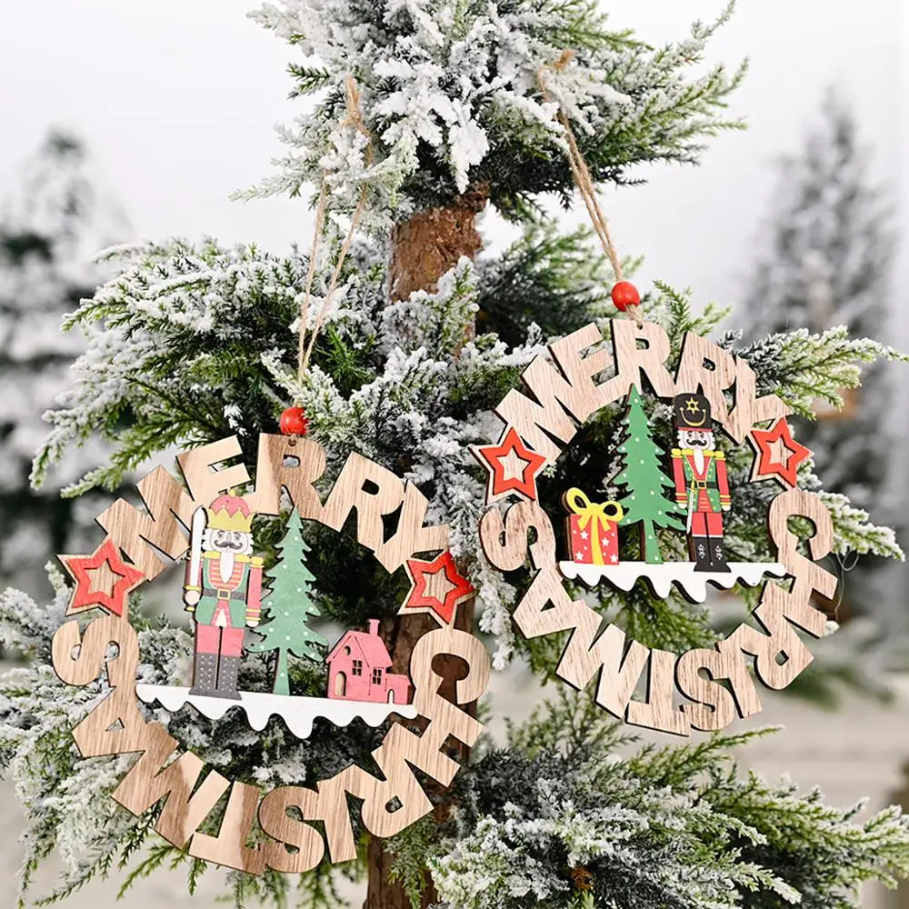 FENGRISE Рождественское дерево орех солдат украшение для дома Рождественская елка