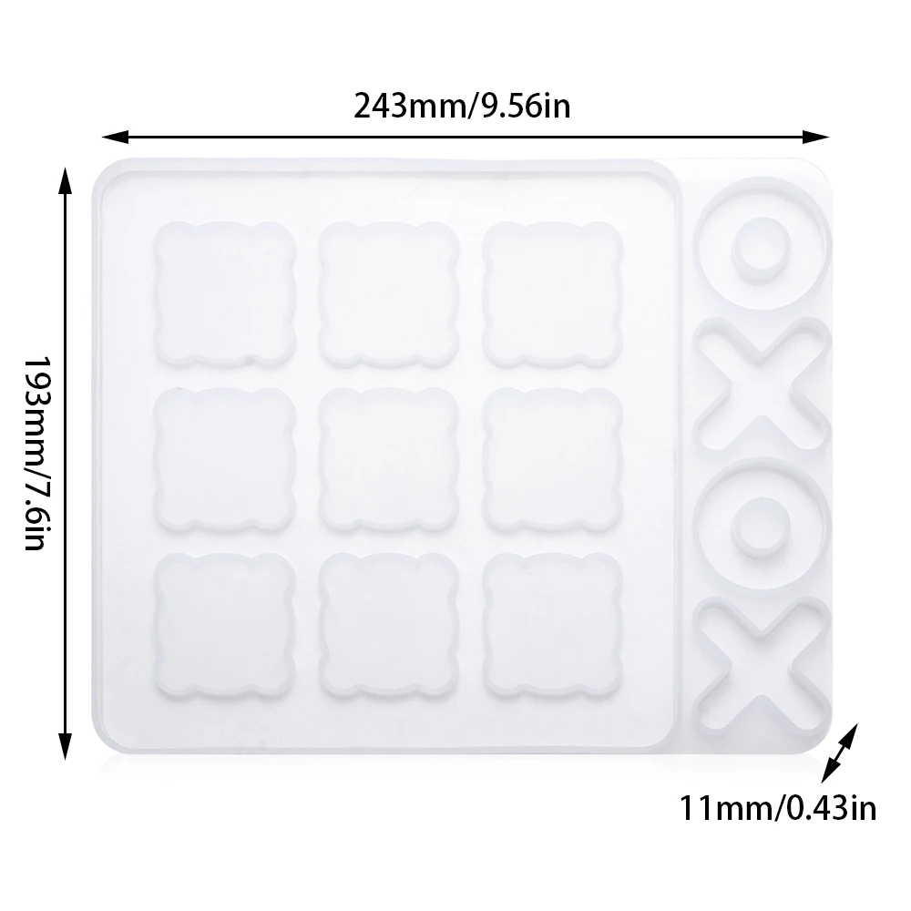 Силиконовые формы для литья из эпоксидной смолы форма настольной игры с острым