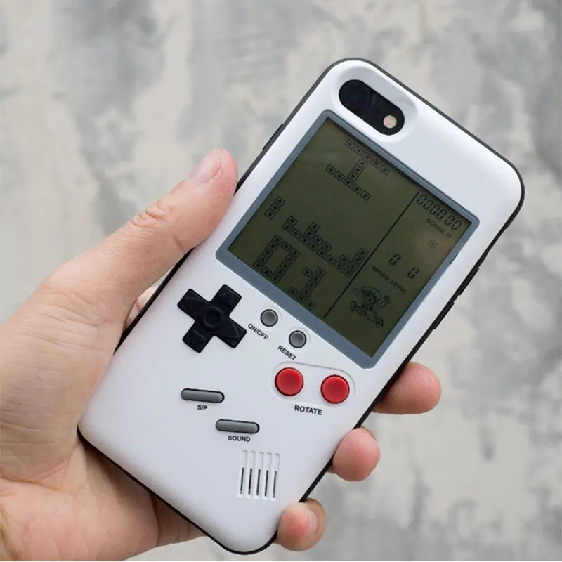 Чехол для телефона Tetris Gameboy в стиле ретро Apple iPhone XR X XS MAX 6 6S 7 8 Plus мягкий чехол из ТПУ