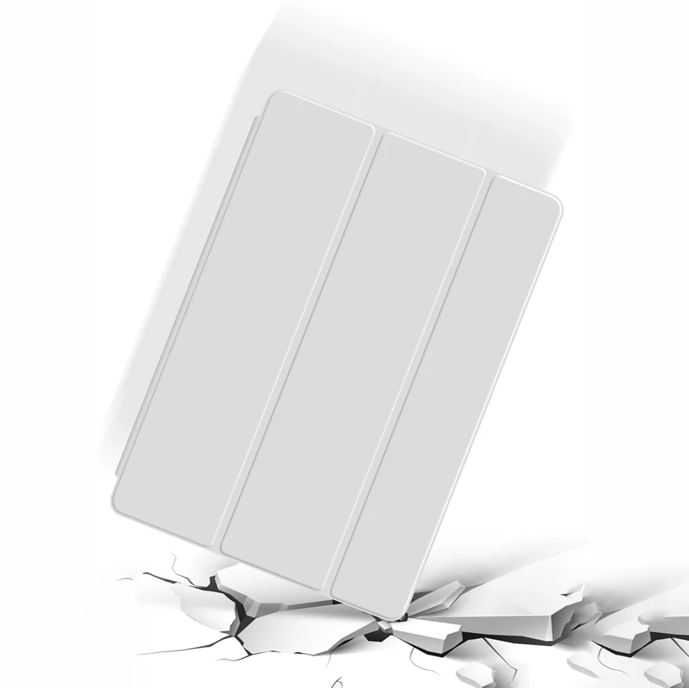 7-го поколения, трехслойный смарт-чехол, funda для iPad, 10,2 дюймов, Автоматический Режим сна/пробуждения, светильник, весовая подставка, силиконовый чехол, A2200, A2198, A2197
