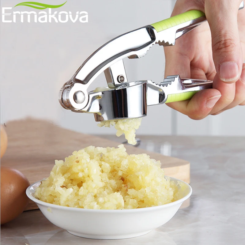 Пресс для чеснока ERMAKOVA измельчитель из нержавеющей стали имбиря ореха mincernut с