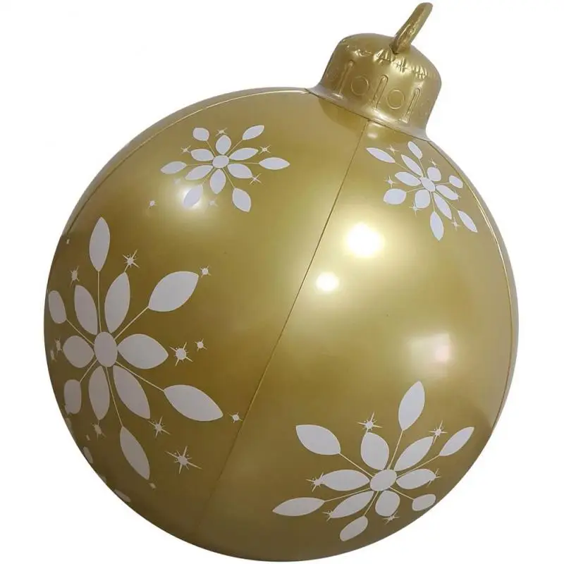 

60cm Christmas Inflatables Decorative Ball Outdoor PVC Inflatable Ball Giant Christmas Tree Decor Holiday Inflatables Ball Decor
