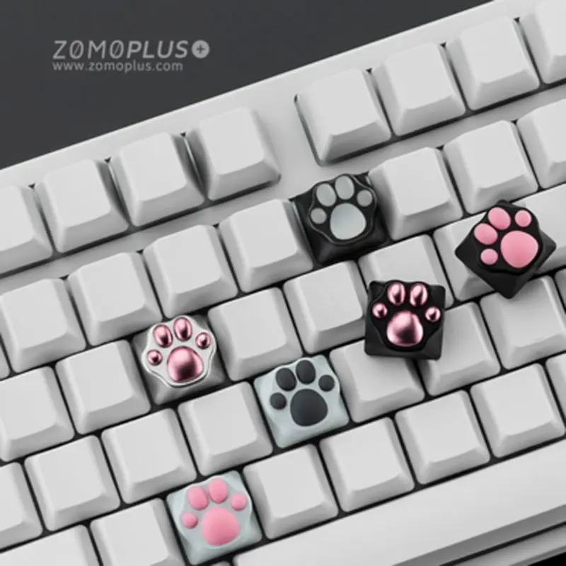 Высокое качество индивидуальные ABS Силиконовые Kitty Paw Artisan Cat лапы Pad клавиатуры