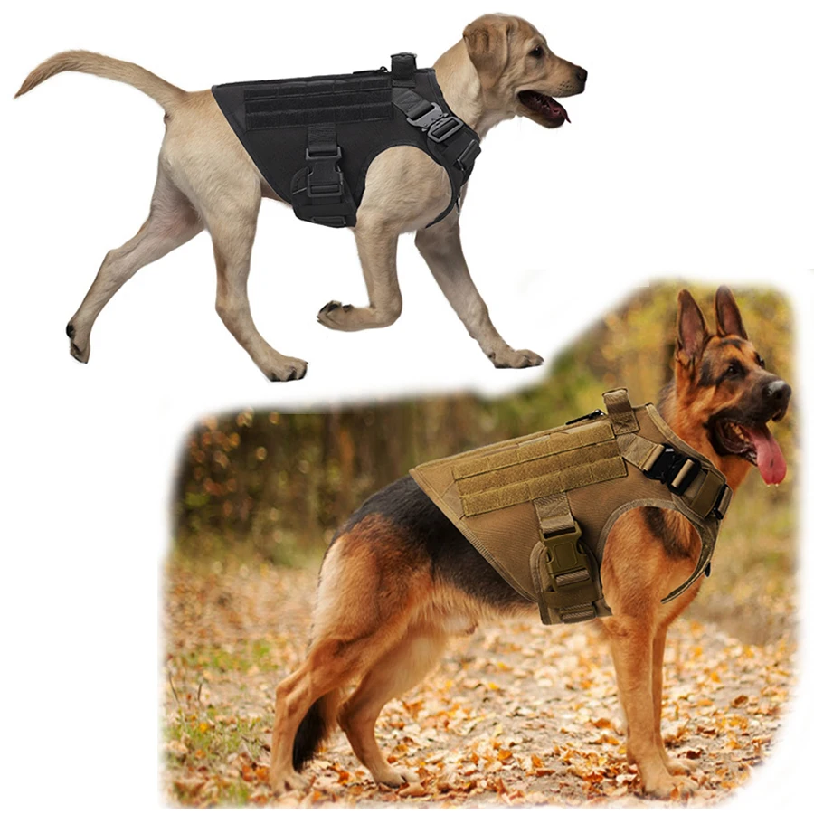 Тактическая шлейка для собак среднего и крупного размера удобная уличная
