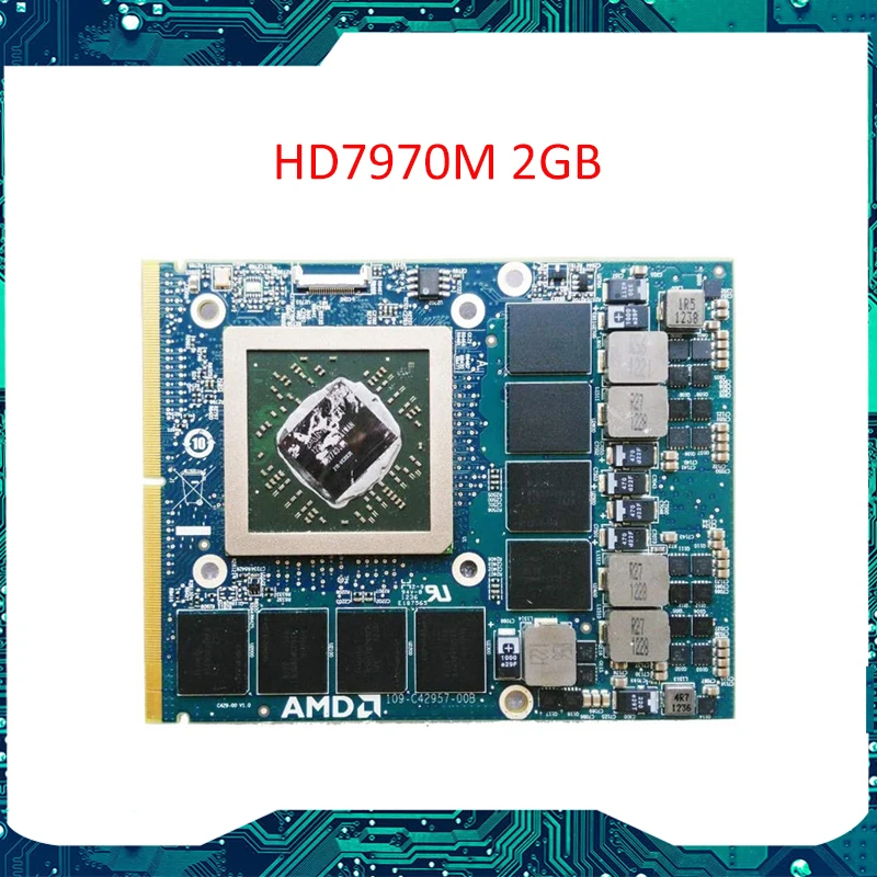 Видеокарта для ноутбука DELL Alienware M18X R1 R2 AMD HD 7970M 2 ГБ GDDR5 M17X R4 R5 747M2 9XVK3 полностью