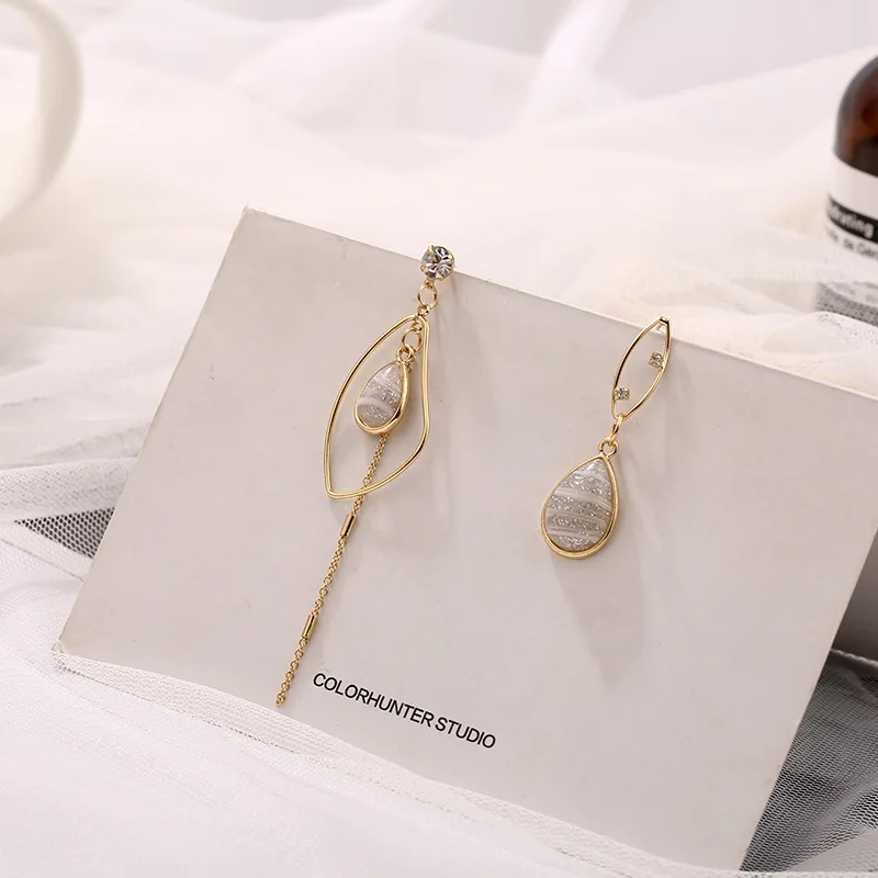 Южнокорейские Инс холодного ветра асимметричные геометрической формы Длинные