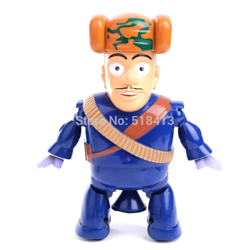 Electric Toy Bears Strong Baldheaded Sing Can Dance Rotate Dancing Glows Electric Toy Doll Unisex Movie & Tv Robot Plastic 2021