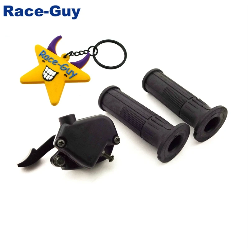 Alloy 7/8'' 22mm Thumb Throttle Housing Handle Grips Accelerator Assembly For Chinese 50cc 70cc 90cc 110cc Kids ATV Quad 4 Wheel |